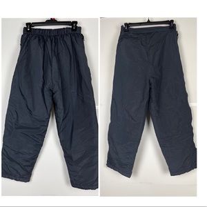 Kids Black Snow Pants Size L(14-16)